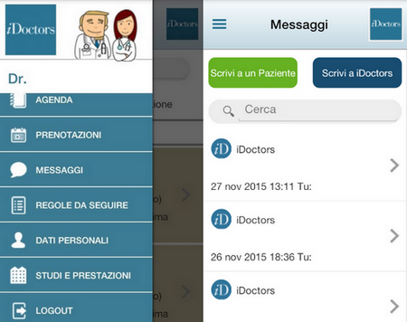 Messaggi App Nuova Agenda Medici